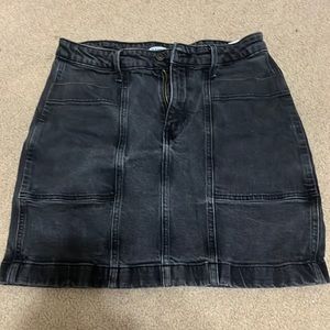 Old Navy Black Jean Skirt
